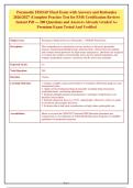 Paramedic FISDAP Final Exam 2026&sol;2027 &vert; 200 Questions with Answers & Rationales &vert; Complete Practice Test for EMS Certification Review &vert; Instant PDF &vert; Already Graded A&plus;
