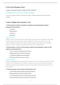 CLT-LANA Practice Test 1 &ndash; Lactation Consultant&sol;Counselor Certification Prep &vert; 2026&sol;2027 &ndash; 50 Questions & Correct Answers with Rationales