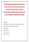 FULL EKG TECHNICIAN CERTIFICATION ACTUAL EXAM 2026 &vert; REAL PRACTICE TEST & ANSWERS