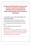 EMT FINAL EXAM STUDY GUIDE &ndash; KEY CONCEPTS & PRACTICE QUESTIO