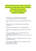 CEPSCI EXAM STUDY GUIDE 2026&sol;2027 &NewLine;ACCURATE QUESTIONS WITH CORRECT &NewLine;DETAILED SOLUTIONS &vert;&vert; &NewLine;100&percnt; GUARANTEED PASS &NewLine;<NEWEST VERSION> 