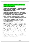 CLEET Phase 2 Exam Questions and Verified Answers Complete Law Enforcement Certification Study Guide A&plus;&NewLine;