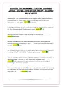 RESIDENTIAL ELECTRICIAN EXAM &vert; QUESTIONS AND VERIFIED ANSWERS &vert; GRADED A&plus;&vert; PASS ON FIRST ATTEMPT &vert; BRAND NEW 2026 UPDATE&excl;&excl;&excl;&excl;&excl;