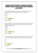 RESIDENTIAL ELECTRICIAN EXAM 3 &vert; QUESTIONS AND VERIFIED ANSWERS &vert; GRADED A&plus;&vert; PASS ON FIRST ATTEMPT &vert; BRAND NEW 2026 UPDATE&excl;&excl;&excl;&excl;&excl;