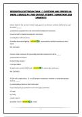 RESIDENTIAL ELECTRICIAN EXAM BUNDLE &vert; QUESTIONS AND VERIFIED ANSWERS &vert; GRADED A&plus;&vert; PASS ON FIRST ATTEMPT &vert; BRAND NEW 2026 UPDATE&excl;&excl;&excl;&excl;&excl;