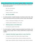 Emory Wound Exam &num;1 2026 &vert; Practice Questions & Verified Answers &vert; Wound Care Exam Prep