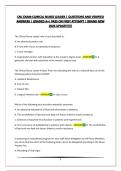 CNL EXAM-CLINICAL NURSE LEADER &vert; QUESTIONS AND VERIFIED ANSWERS &vert; GRADED A&plus;&vert; PASS ON FIRST ATTEMPT &vert; BRAND NEW 2026 UPDATE&excl;&excl;&excl;&excl;&excl;