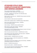 ATI BOARD VITALS 2026&vert; COMPLETE EXAM SET &lpar;QUESTIONS AND VERIFIED ANSWERS