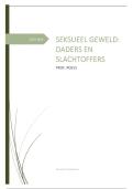 Bundel seksueel geweld&colon; daders en slachtoffers 