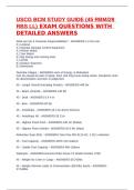 USCG BCM STUDY GUIDE &lpar;45 RBM&sol;29 RBS LL&rpar; EXAM QUESTIONS WITH DETAILED ANSWERS