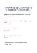 RMA EXAM 2026-2027 LATEST QUESTIONS AND CORRECT ANSWERS GRADED A&plus;