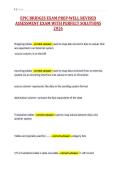 EPIC BRIDGES EXAM PREP-WELL REVISED&NewLine;ASSESSMENT EXAM WITH PERFECT SOLUTIONS&NewLine;2026
