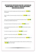NPS PHLEBOTOMY CERTIFICATION EXAM PREP &vert; QUESTIONS AND VERIFIED ANSWERS &vert; GRADED A&plus;&vert; PASS ON FIRST ATTEMPT &vert; BRAND NEW 2026 UPDATE&excl;&excl;&excl;&excl;&excl;