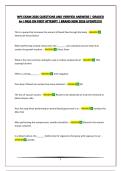 NPS EXAM 2026 QUESTIONS AND VERIFIED ANSWERS &vert; GRADED A&plus;&vert; PASS ON FIRST ATTEMPT &vert; BRAND NEW 2026 UPDATE&excl;&excl;&excl;&excl;&excl;