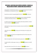 NPS EXAM &vert; QUESTIONS AND VERIFIED ANSWERS &vert; GRADED A&plus;&vert; PASS ON FIRST ATTEMPT &vert; BRAND NEW 2026 UPDATE&excl;&excl;&excl;&excl;&excl;