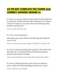 ATI PN EXIT COMPLETE TEST PAPER 2026 &NewLine;CORRECT ANSWERS GRADED A&plus;