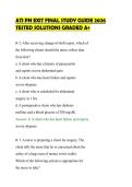 ATI PN EXIT FINAL STUDY GUIDE 2026 &NewLine;TESTED SOLUTIONS GRADED A&plus;