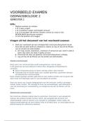 Voorbeeldexamen Gedragsbiologie 2 semester 1