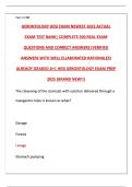 GERONTOLOGY HESI EXAM NEWEST 2025 ACTUAL EXAM TEST BANK &vert; COMPLETE PRACTICE QUESTIONS & ANSWERS