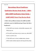 GERONTOLOGY NURSE PRACTITIONER CERTIFICATION REVIEW STUDY GUIDE &vert; AANP & ANCC EXAM PREP
