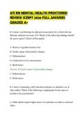 ATI RN MENTAL HEALTH PROCTORED &NewLine;REVIEW SCRIPT 2026 FULL ANSWERS &NewLine;GRADED A&plus;