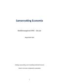 Volledige samenvatting Economie &ndash; HoGent Bedrijfsmanagement KMO 1ste jaar