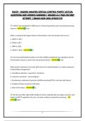 HACCP - HAZARD ANALYSIS CRITICAL CONTROL POINTS &vert;ACTUAL QUESTIONS AND VERIFIED ANSWERS &vert; GRADED A&plus;&vert; PASS ON FIRST ATTEMPT &vert; BRAND NEW 2026 UPDATE&excl;&excl;&excl;&excl;&excl;