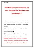 HERS RATER EXAM COMPLETE QUESTIONS AND CORRECT VERIFIED ANSWERS PDF &vert; LATEST 2026 GUIDE
