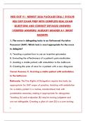 HESI EXIT V1 EXAM &vert; REAL PRACTICE QUESTIONS & ANSWERS PDF