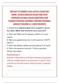 HESI EXIT V2 NEWEST 2026 ACTUAL EXAM TEST BANK &vert; PDF &plus; ANSWERS