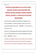 HESI RN EXIT NGN NEWEST 2025 ACTUAL EXAM &vert; REAL TEST QUESTIONS & ANSWERS