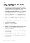PSHRA exam questions with answers detailed 2025-2026&period;