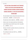 HSC 4537 FINAL EXAM NEWEST 2025 COMPLETE EXAM &ndash; ALL ANSWERS AND QUESTIONS