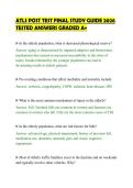 ATLS POST TEST FINAL STUDY GUIDE 2026 &NewLine;TESTED ANSWERS GRADED A&plus; 