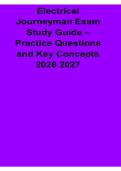Electrical Journeyman Exam Study Guide Practice Questions And Key Concepts 2026 2027 Electrical Licensing Prep