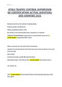 FLAGGER ATSSA TEST EXAMCOMPREHENSIVE Q&A FOR CERTIFICATION&NewLine;SUCCESS