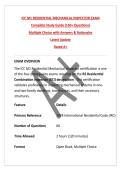 ICC M1 RESIDENTIAL MECHANICAL INSPECTOR EXAM&NewLine;Complete Study Guide &lpar;150&plus; Questions&rpar;&NewLine;Multiple Choice with Answers & Rationales&NewLine;Latest Update&NewLine;Rated A&plus;&NewLine;