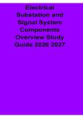 Electrical Substation And Signal System Components Overview Study Guide 2026 2027 Power Systems And Engineering Prep