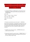 NABCEP PV ASSOCIATE ACTUAL EXAM &NewLine;PRACTICE QUESTIONS WITH EXPERT &NewLine;GRADED A&plus; ANSWERS 