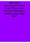 Electrical Journeyman Exam Code Theory And Practice Questions Study Guide 2026 2027 Electrical Licensing Prep