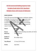 ICC B2 Commercial Building Inspector Exam&NewLine;Complete Study Guide &lpar;150&plus; Questions&rpar;&NewLine;Multiple Choice with Answers & Rationales&NewLine;