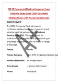 ICC E2 Commercial Electrical Inspector Exam&NewLine;Complete Study Guide &lpar;150&plus; Questions&rpar;&NewLine;Multiple Choice with Answers & Rationales