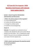 ICC Exam 66&colon; Fire Inspector I &ndash; Complete Study Guide with 150&plus; Questions