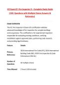  ICC Exam 67&colon; Fire Inspector II &ndash; Complete Study Guide