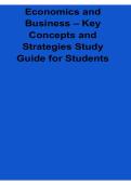 Economics And Business Key Concepts And Strategies Study Guide For Students 2025&sol; 2026 Microeconomics And Economics Prep