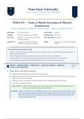 NURS 251 Exam 2 &ndash; Penn State University &lpar;Latest 2026&sol;2027 Update&rpar; &vert; Complete Q&A with Verified Answers &vert; Genetics&comma; Oncology&comma; Pharmacology&comma; Lymphatics&comma; Head&sol;Neck&comma; Ears&comma; Nose&comma; Throat&comma; Lungs &vert; A&plus; Grade&NewLine;&NewLine;
