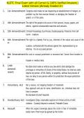 KLETC Final Exam with all Correct & 100&percnt; Verified Answers &vert;Latest Version &vert;Already Graded A&plus;