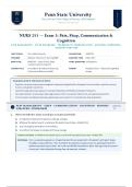 NURS 251 Exam 3 &ndash; Penn State University &lpar;Latest 2026&sol;2027 Update&rpar; &vert; Complete Q&A with Verified Answers &vert; Pain Assessment&comma; Palliative Care&comma; Abuse Screening&comma; Substance Use&comma; Functional Assessment&comma; Mental Health &vert; A&plus; Grade