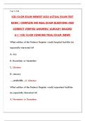 ICD-10-CM EXAM STUDY GUIDE &vert; MEDICAL CODING PRACTICE TEST & ANSWERS &lpar;PDF&rpar;