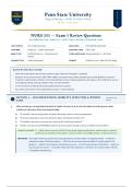 NURS 251 Exam 1 Review Questions &ndash; Penn State University &lpar;Latest 2026&sol;2027 Update&rpar; &vert; Complete Q&A with Verified Answers &vert; Health History&comma; Physical Assessment Techniques&comma; Pain Assessment  &vert; A&plus; Grade